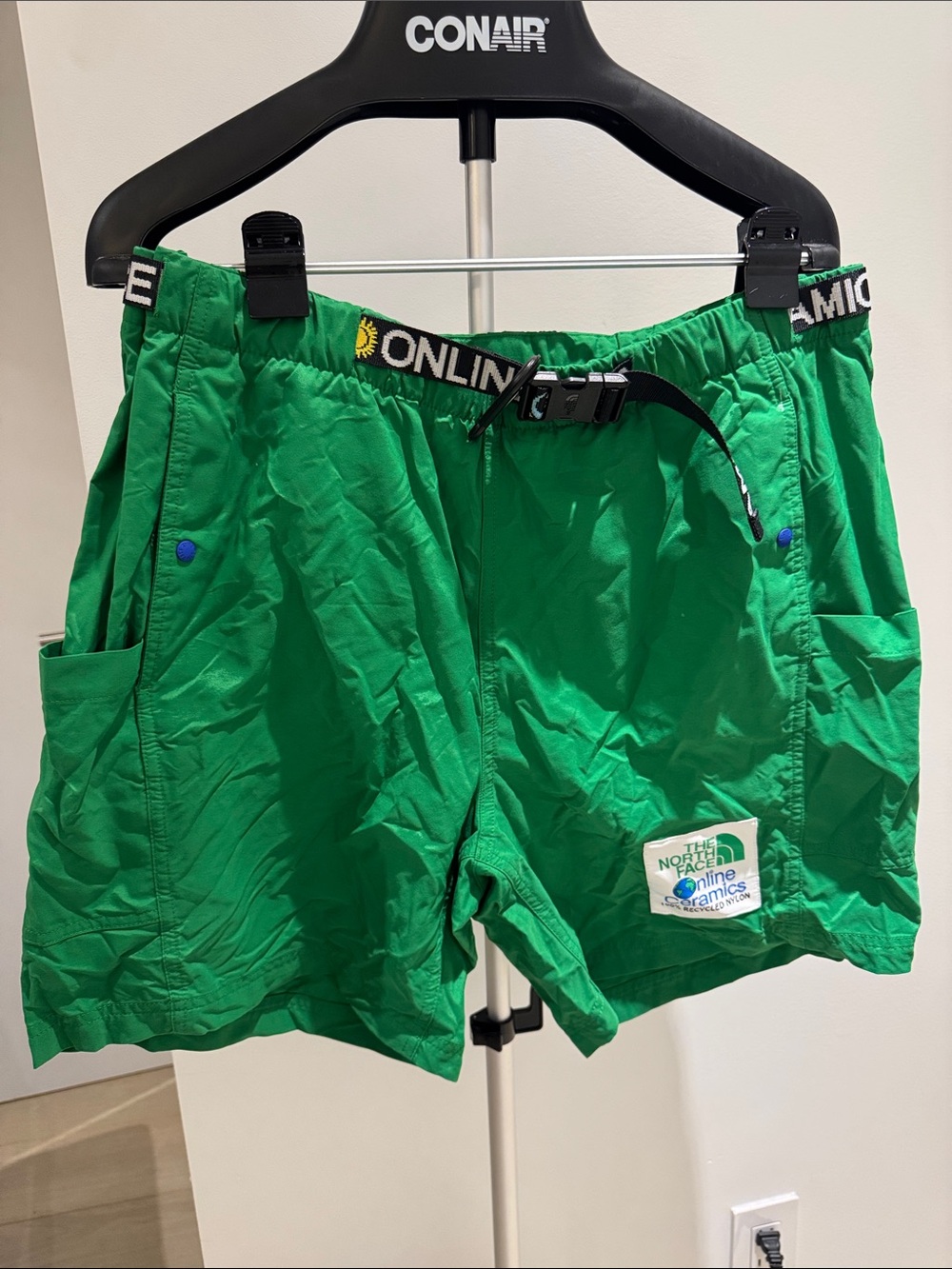 Online Ceramics X The North Face Green Men’s Shorts